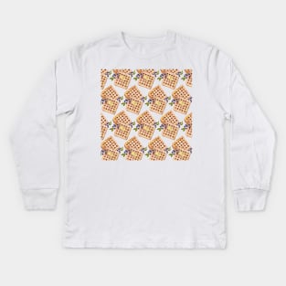 Waffles Kids Long Sleeve T-Shirt